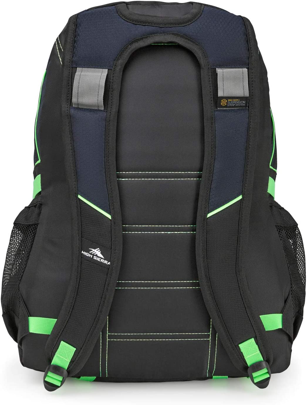 High Sierra Loop-Backpack, School, Travel, or Work Bookbag with tablet-sleeve, Black, One Size - Image 3